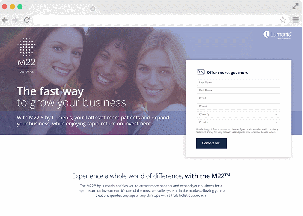 Campaign Landing page