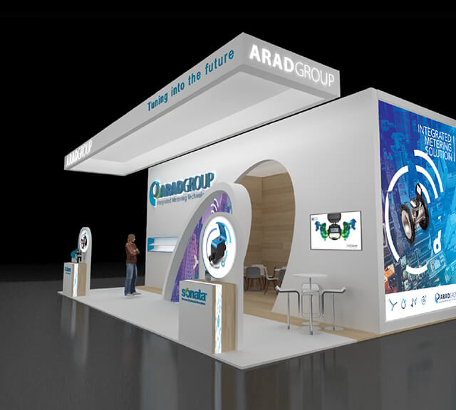 Booth structure and design - for Arad group