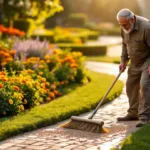 מדריך פשוט ויעיל לניקוי פטיו ושבילי גן בקלות וללא מאמץ, עם טיפים ועצות מעשיות לשמירה על גינה נקייה ומסודרת.