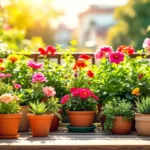 גלה אילו צמחים מתאימים למרפסת שטופה שמש, עם טיפים לגידול וצמיחה מוצלחת במקומות בהירים וחמים.