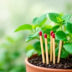 גלה כיצד גפרורים בעציץ יכולים להציל את הצמחים שלך ולשפר את בריאותם באופן פשוט ויעיל.