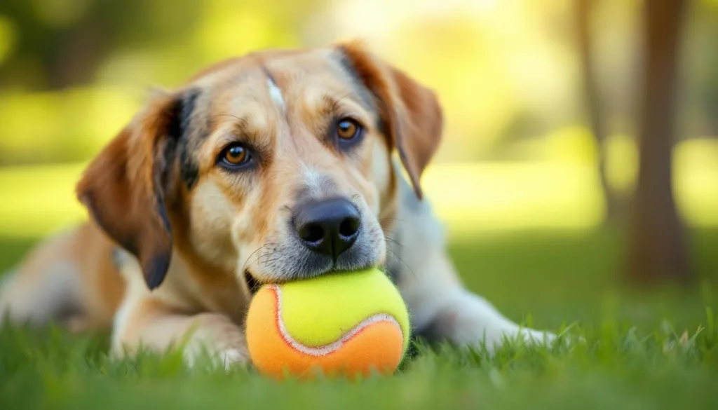 ווטרינרים מזהירים מפני מתן כדורי טניס לכלבים, מסבירים את הסכנות הבריאותיות ומדגישים את הצורך במחשבה זהירה לפני מתן הכדור.