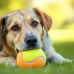 ווטרינרים מזהירים מפני מתן כדורי טניס לכלבים, מסבירים את הסכנות הבריאותיות ומדגישים את הצורך במחשבה זהירה לפני מתן הכדור.