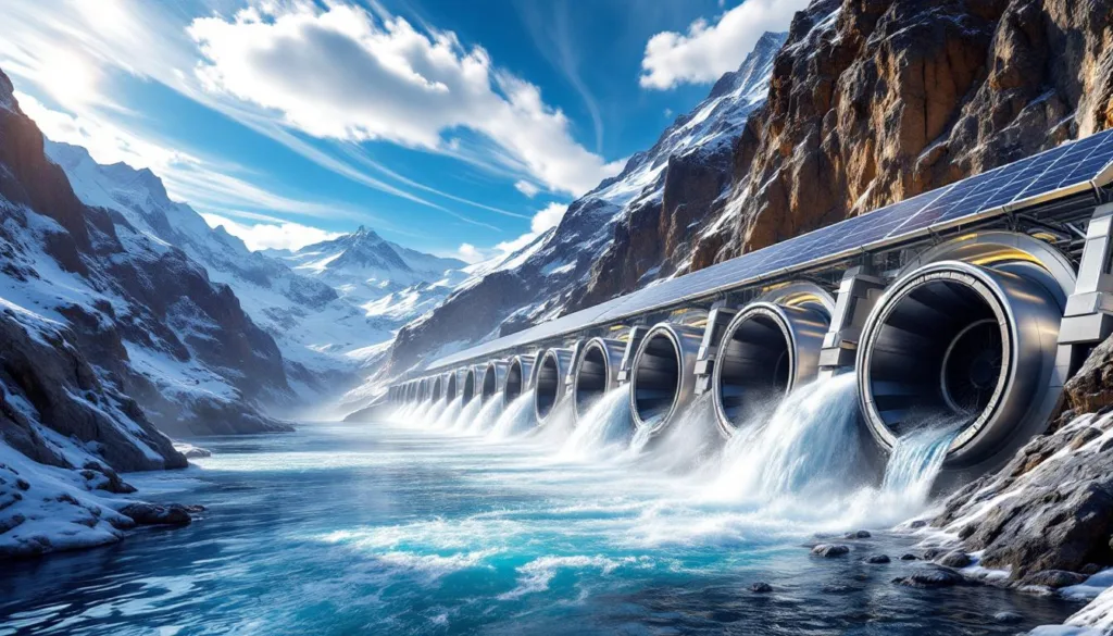 חקור את המהפכה ההידרו-וולטאית בשווייץ - האם היא מבטיחה עתיד של אנרגיה נקייה וחדשנות, או טמונה בה סכנות טכנולוגיות ואוטופיה לא מציאותית?