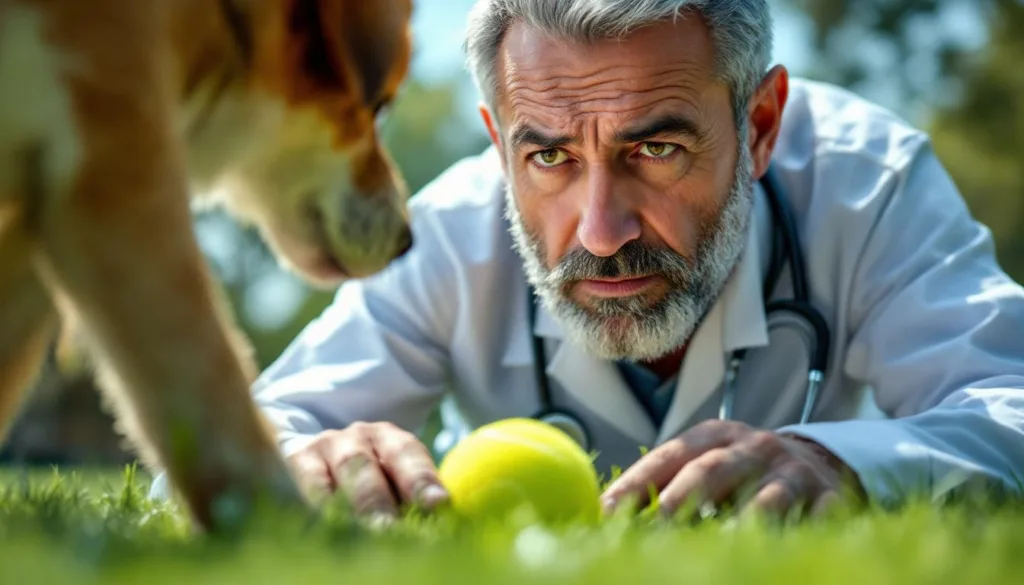 ווטרינר מקצועי מסביר מדוע בעלי כלבים צריכים להיזהר כשמדובר בכדורי טניס וכיצד הם עלולים לסכן את שלומם של חיות המחמד.