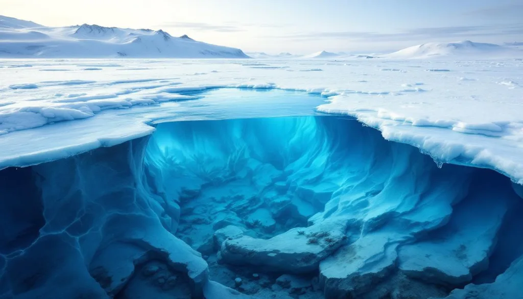 חוקרים מגלה עולם תת-קרחוני אבוד מתחת לשני קילומטרים של קרח באנטארקטיקה, חושפים ממצאים חדשים ומרתקים מחקריים.