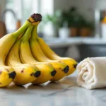 גלה איך לשמור על בננות טריות וצהובות עד שבועיים בעזרת פריט ביתי פשוט ויעיל.