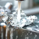 גלה כיצד להשתמש בנייר אלומיניום להסרת אבנית במהירות וביעילות, ללא חומץ או חומרי ניקוי כימיים.