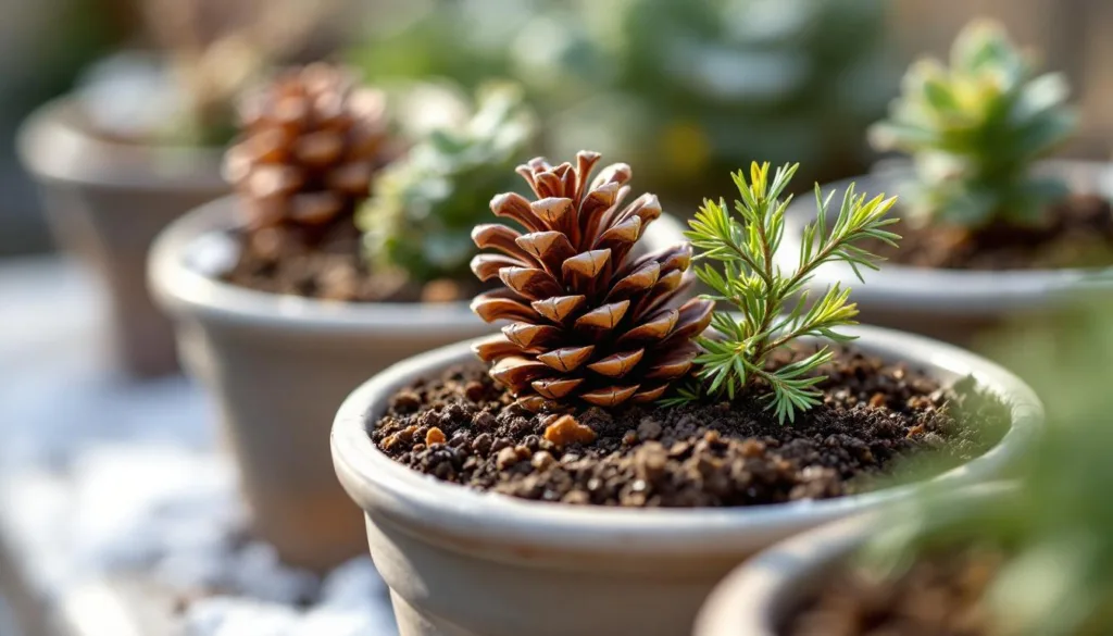 גלה מדוע הדורות הקודמים נוהגים לשים אצטרובל באדמת העציצים בעונת החורף וכיצד זה מסייע לצמחים לשמור על לחות ולהתמודד עם תנאי הקור.