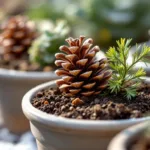 גלה מדוע הדורות הקודמים נוהגים לשים אצטרובל באדמת העציצים בעונת החורף וכיצד זה מסייע לצמחים לשמור על לחות ולהתמודד עם תנאי הקור.