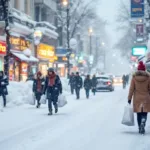 גלה מדוע עסקים ממשיכים לפעול למרות שלג כבד וקראות הרשויות להישאר בבית, וכיצד הם מסתגלים לאתגרים במזג האוויר הקשה.