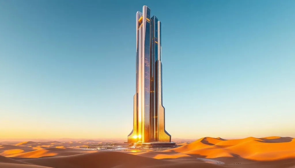 גלה מדוע סעודיה מתכננת גורד שחקים חדש בגובה של קילומטר אחד, ומה הסיבות לשכוח את בורג' ח'ליפה כגורד השחקים הגבוה בעולם.