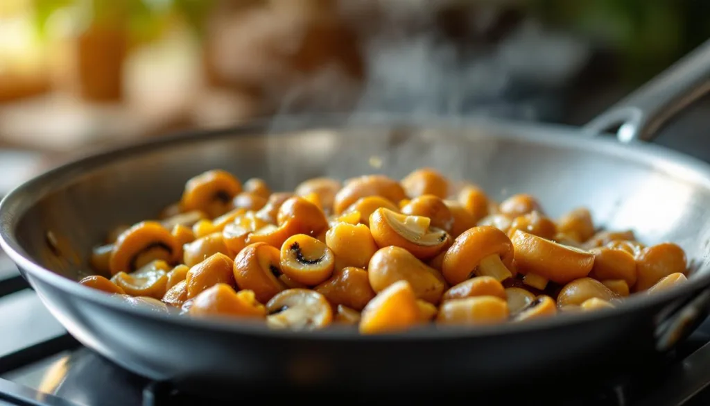 גלה מדוע פטריות מקבלות טעם עשיר יותר כאשר לא מערבבים אותן בתחילת הבישול וכיצד לשפר את הטעם והמרקם שלהן במטבח.