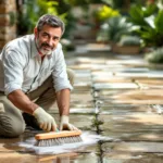 מומחה גינון משתף טיפים פשוטים ויעילים לניקוי פטיו ושבילי גן מושחרים בקלות ובמהירות, ללא מאמץ כמעט.