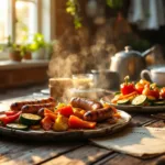 גלה איך ארוחת נקניקיות וירקות פשוטה וטעימה זו שינתה את האווירה במטבח המשפחתי וגרמה לסערה של טעמים ומרגשות.