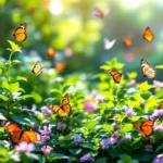 שתלתי חמישה צמחים בפינה שטופת שמש, והפרפרים הגיעו כל העונה – גינה צבעונית ומלאת חיים.