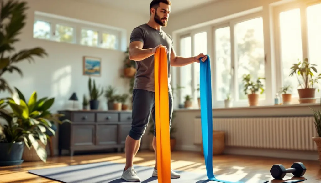 תרגילי התנגדות פשוטים ויעילים לחיזוק השרירים בנוחות הבית, המתאימים לכל רמות הכושר לשיפור הבריאות והכושר הגופני.